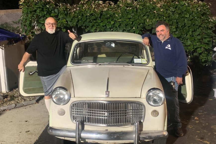 Armando Madeira compra carro igual ao que o pai possuía na Brava para preservar memória e reviver lembranças da infância