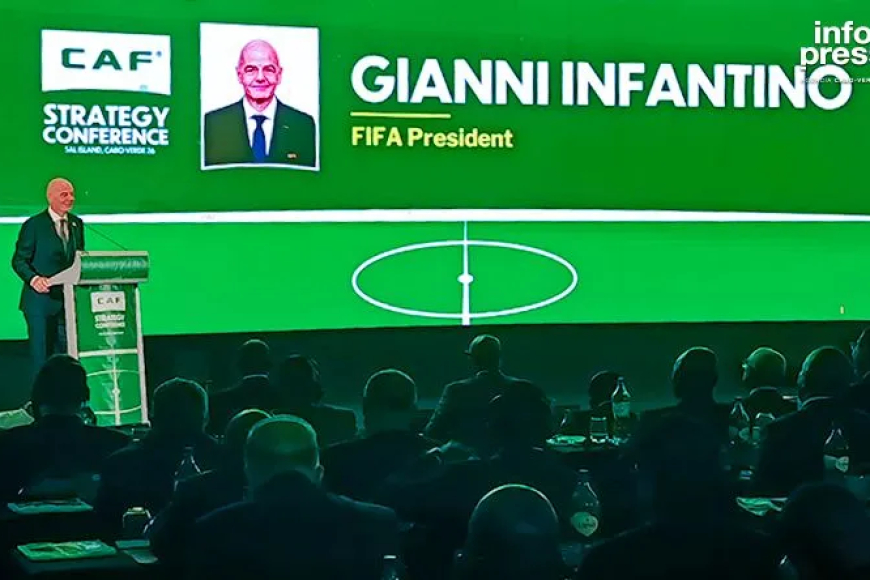 Gianni Infantino elogia “paixão e resiliência” de Cabo Verde