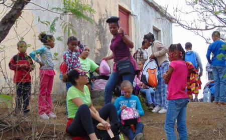 Alunos do Polo I de Nova Sintra em visita de estudo