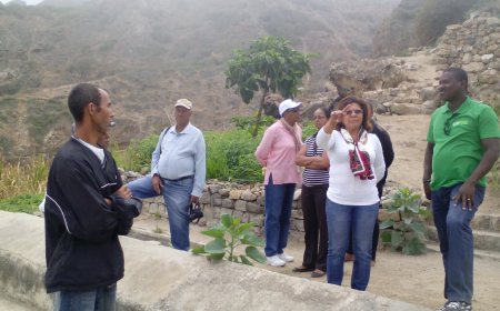 Eva Ortet visita infraestruturas agrícolas na ilha da Brava