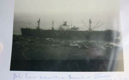 70 anos sobre o naufrágio do navio "John S. Schmeltzer"
