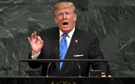 Trump ameaça destruir a Coreia do Norte e o Kim Rocket Man
