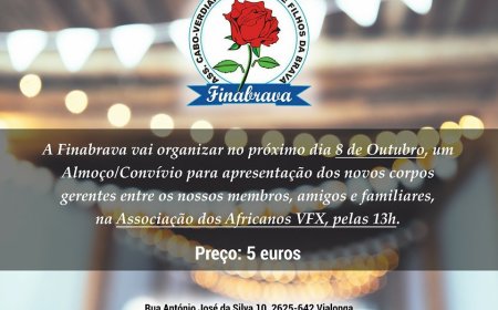 Finabrava organiza almoco/convivio para apresentacao novos corpos  gerentes