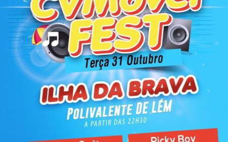 Brava recebe no dia das bruxas o CV Movel Fest
