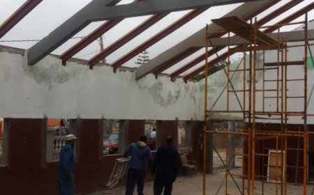 Obras do polivalente de Nossa Senhora do Monte andam a bom ritmo