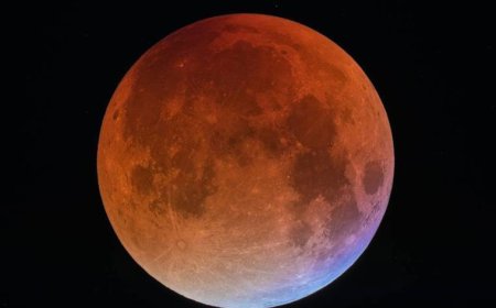 Veja o fenómeno da Super Lua Azul de Sangue em direto
