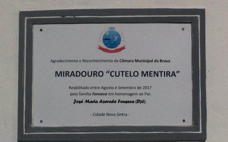 Família Fonseca recupera e devolve a população, o Miradouro de Cutelo Mentira completamente renovado