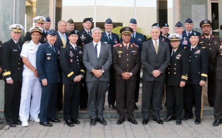 Graduados das Forças Armadas dos Estados Unidos da América fizeram uma visita hoje ao Edifício do Estado Maior das Forças Armadas em Cabo Verde