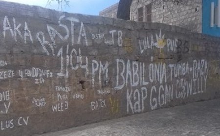 Brava: Pichagens nas paredes incomodam população de Tomé Barraz