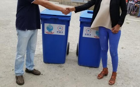Câmara Municipal distribui contentores a Escola Secundária da Brava