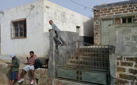 Maria Pereira abre campanha para apoio a Escola de Cha de Sousa (Escovinha)