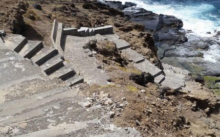Obras de Requalificação, Ampliação e Modernização do Acesso às Piscinas Naturais de Esparadinha (Fajã D'Água).