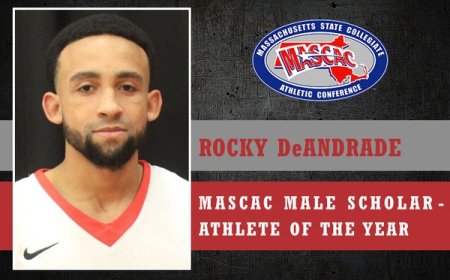 Rocky DeAndrade Named MASCAC Male Scholar-Athlete of the Year