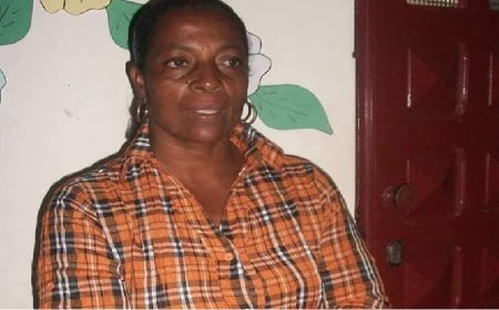 Maria Monteiro da Veiga, cozinheira, acaba de completar 56 anos