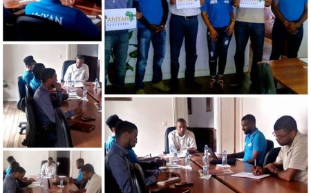 Delegação da AfriYan Cabo Verde recebidos pelo Presidente da Câmara Municipal da Brava