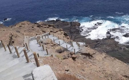 Brava: Acesso às piscinas naturais de Fajã D´Água e praia de Cadjetinha reabilitado até final de Agosto