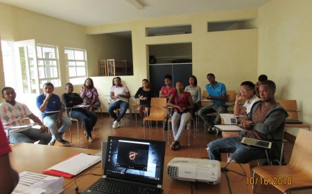 Ponto a ponto:  Lançamento do Programa JOVem EMPREGO na ilha Brava.