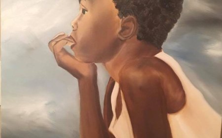 Falando em arte - "O menino Pensador"