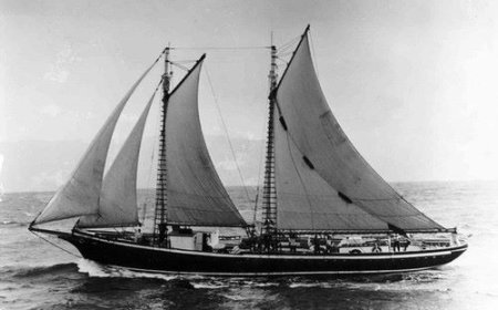 "Ernestina" Um barco histórico construído em 1893 e que simboliza a ligação entre os Estados Unidos e Cabo Verde.