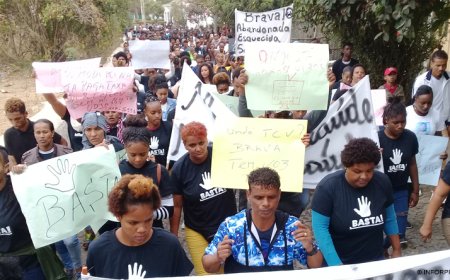 Brava: População manifesta-se “contra abandono da ilha” e pede melhorias em todos os sectores