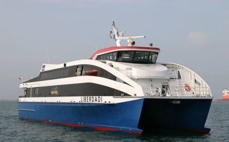 Navio Liberdade sofre acidente no Porto Novo