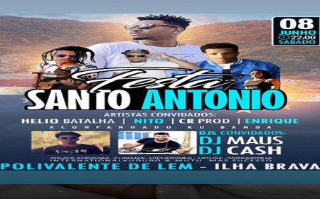 Brava: Hélio Batalha é cabeça de cartaz das festividades de Nho Santo António