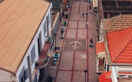 Foto do dia: Rua pedonal na localidade de Furna (Foto - Marcos Pina)