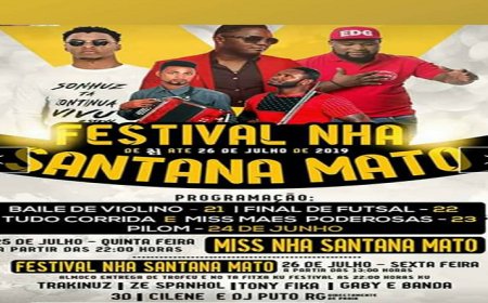 Brava: Tony Fika e Zé Espanhol são cabeças de cartaz das festividades de Nha Santana