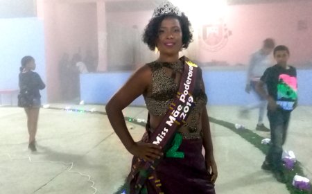Brava: Miss “mães poderosas” Nha Santana de Mato 2019 diz realizar um sonho de infância