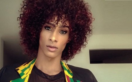 First Cape Verdean androgynous model to participate in the international photo contest
