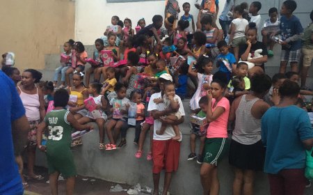 Brava: Emigrants in the US unite with residents and give children a different “smile” for this Christmas