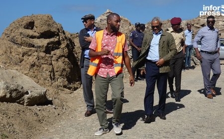 Brava: PR diz que danos provocados pela derrocada em Fajã d’Água “são elevadíssimos” e exigem muito trabalho