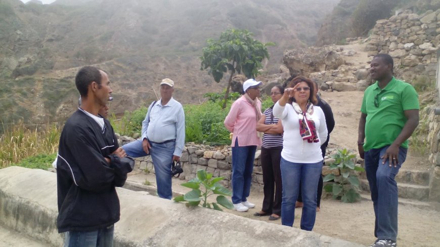 Eva Ortet visita infraestruturas agrícolas na ilha da Brava