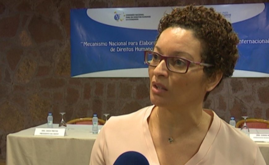 Presidente da Comissão Nacional dos Direitos Humanos e Cidadania na Brava para apresentação do estudo sobre o perfil do abusador sexual