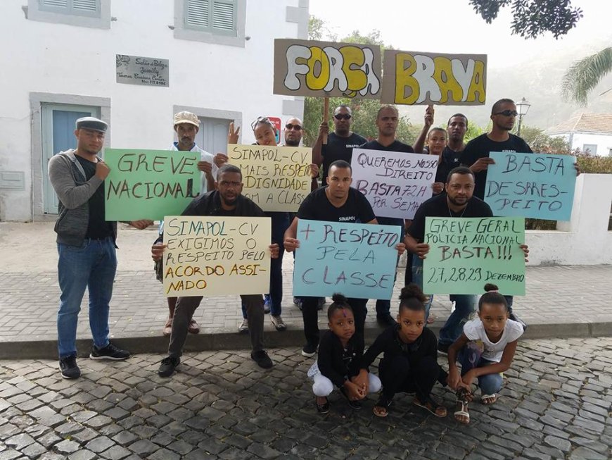 Brava: Policia Nacional adere 100% a greve