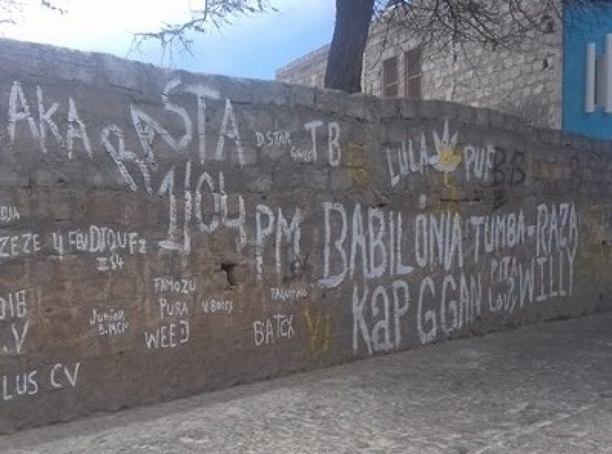 Brava: Pichagens nas paredes incomodam população de Tomé Barraz