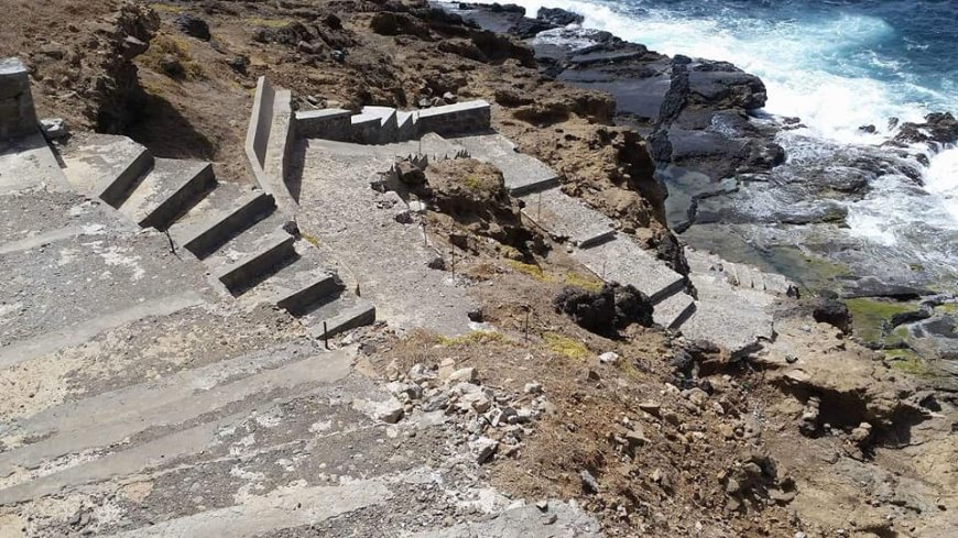 Obras de Requalificação, Ampliação e Modernização do Acesso às Piscinas Naturais de Esparadinha (Fajã D'Água).