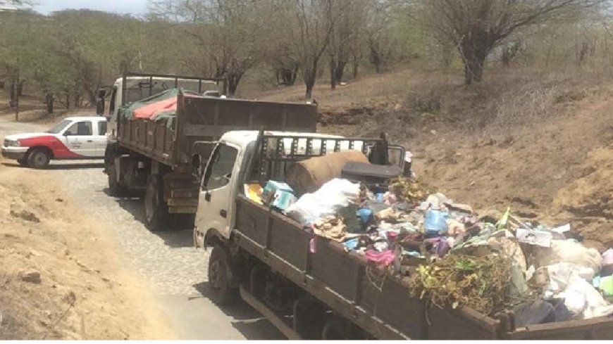 Electra bloqueia estrada que dá acesso a lixeira impedindo camiões da edilidade de ir despejar lixo