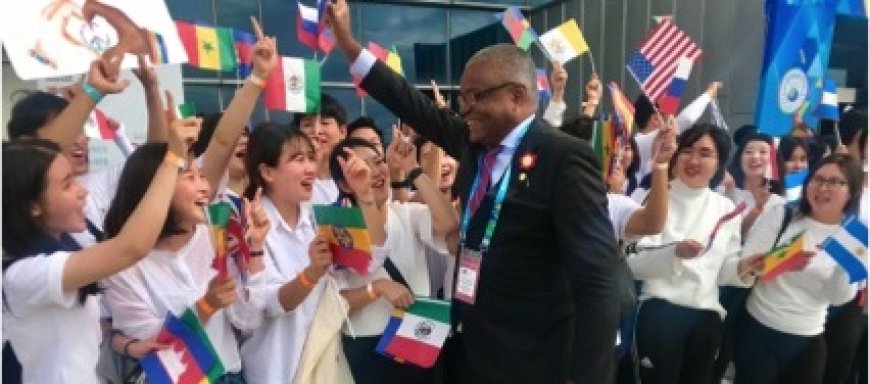 Jorge Santos participa em manifestação para a paz na Coreia do Sul