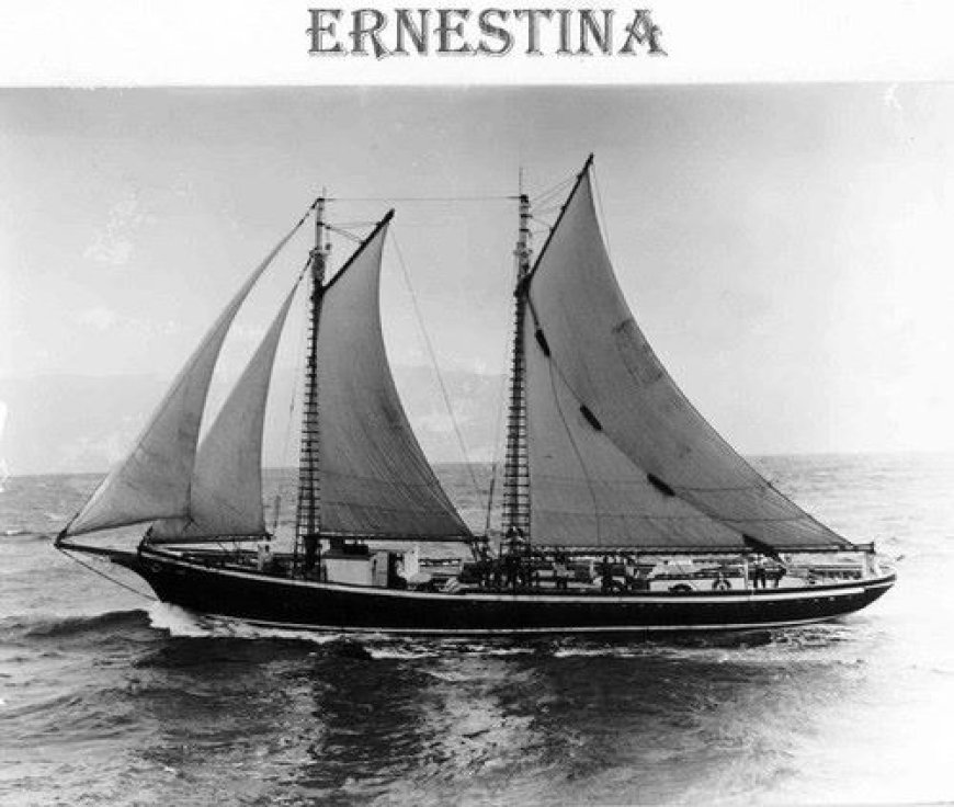 "Ernestina" Um barco histórico construído em 1893 e que simboliza a ligação entre os Estados Unidos e Cabo Verde.