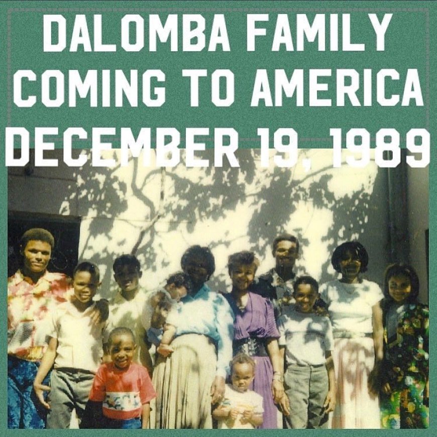 Foto da semana - Lomba family -chegada na America em 1989