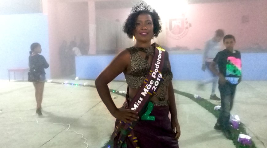 Brava: Miss “mães poderosas” Nha Santana de Mato 2019 diz realizar um sonho de infância