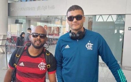 ESTES DOIS CABO-VERDIANOS VIAJARAM QUASE  2.500 MIL QUILÓMETROS SÓ PARA VEREM O FLAMENGO NO MUNDIAL DE CLUBES