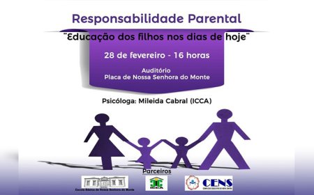 Brava: ICCA organiza palestra sobre “Responsabilização Parental”