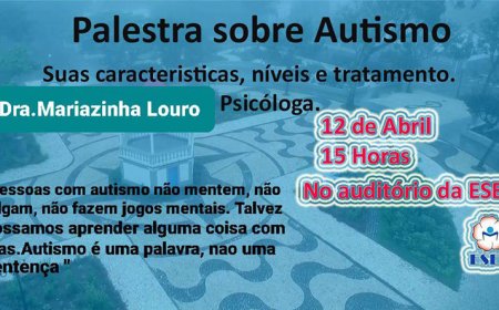Brava: EMAEI realiza palestra para sensibilizar a sociedade sobre o autismo e prevenir o preconceito