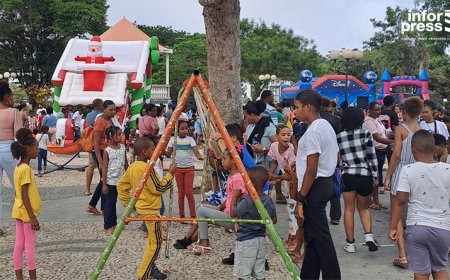 Brava: Crianças de toda a ilha reúnem-se na Praça Eugénio Tavares para comemorar 1 de Junho