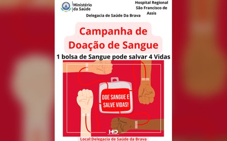 Delegacia de Saúde da Brava e Banco de Sangue do Fogo organizam campanha de doação de sangue