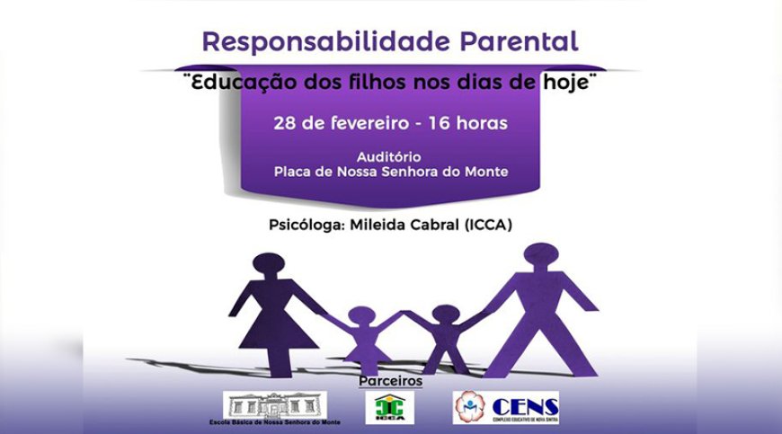 Brava: ICCA organiza palestra sobre “Responsabilização Parental”