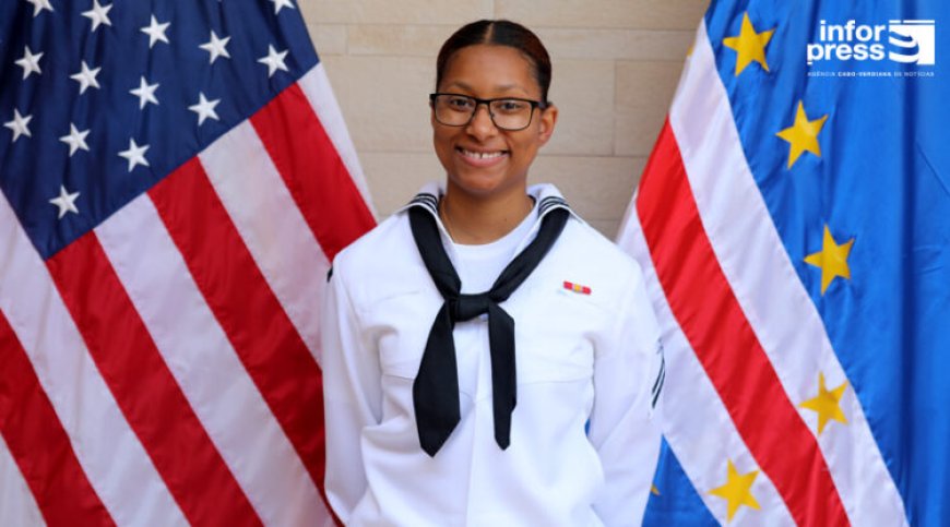 Érica Lopes, a young creole in the ranks of the US military navy