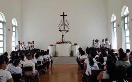 Young people from the New Apostolic Church of the three municipalities of Fogo gathered with those of Brava to strengthen their faith